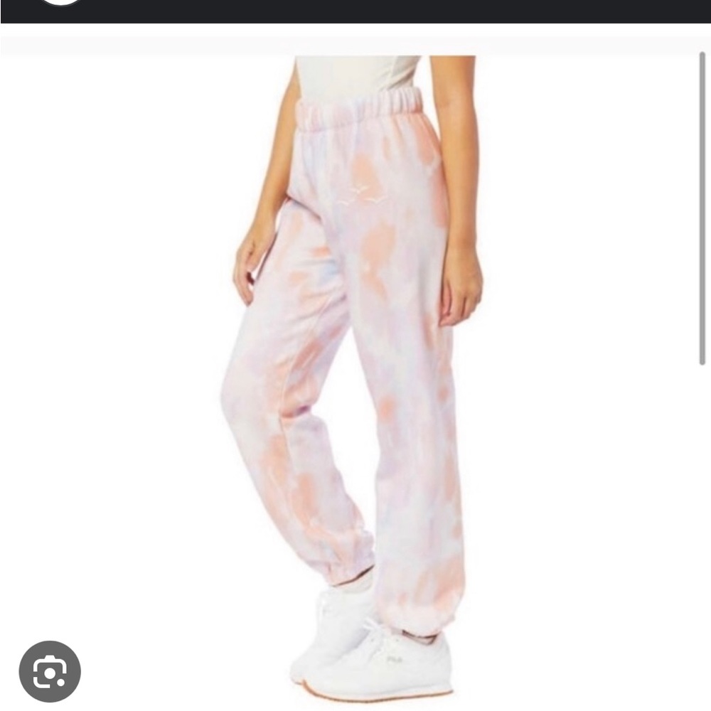 Lazy pants niki track pants gray and tie dye size medium and gray large